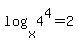 +log%28x%2C4%5E4%29+=+2+