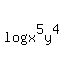 +log%28x%5E5y%5E4%29+