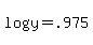 +log%28y%29+=+.975+