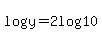 +log%28y%29+=+2log%2810%29+