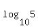 +log+%28+10%2C5%29