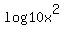 +log10x%5E2+