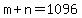 +m%2Bn=1096+
