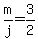 +m%2Fj+=+3%2F2+