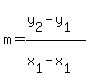 +m=%28y%5B2%5D-y%5B1%5D%29%2F%28x%5B1%5D-x%5B1%5D%29