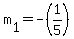 +m%5B1%5D+=+-%281%2F5%29+