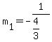 +m%5B1%5D+=+-1%2F%284%2F3%29+