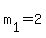 +m%5B1%5D+=+2+