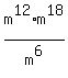 +m%5E12+%2A+m%5E18%2Fm%5E6+