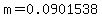 +m+=+0.0901538+