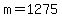 +m+=+1275+