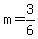 +m+=+3%2F6