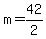 +m+=+42%2F2+
