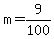 +m+=+9%2F100+
