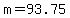 +m+=+93.75+
