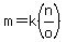 +m+=+k%28n%2Fo%29+