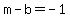 +m+-+b+=+-1+