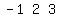 +matrix%281%2C3%2C-1%2C2%2C3%29