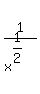 +matrix%282%2C1%2C%22%22%2C1%2Fx%5E%281%2F2%29%29