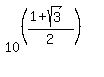+matrix%282%2C1%2C%22%22%2C10%5E%28%28%281%2Bsqrt%283%29%29%2F2%29%29%29%29