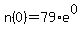 +n%280%29+=+79%2Ae%5E0+