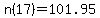 +n%2817%29+=+101.95+