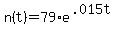 +n%28t%29+=+79%2Ae%5E%28+.015t+%29+