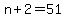 +n%2B2+=+51+