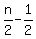 +n%2F2+-+1%2F2+