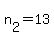 +n%5B2%5D+=+13+