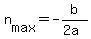 +n%5Bmax%5D+=++-b%2F%282a%29+