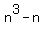 +n%5E3-n