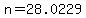 +n+=+28.0229+