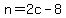 +n+=+2c+-+8+