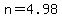 +n+=+4.98+