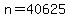 +n+=+40625+