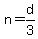 +n+=+d%2F3+