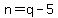 +n+=+q+-+5+