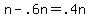 +n+-+.6n+=+.4n+