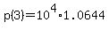 +p%283%29+=+10%5E4%2A1.0644+