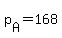 +p%5BA%5D+=+168+