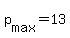 +p%5Bmax%5D+=+13+
