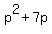 +p%5E2+%2B+7p+