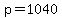+p+=+1040+