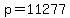 +p+=+11277+