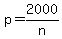 +p+=+2000%2Fn+