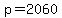 +p+=+2060+