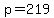 +p+=+219+