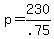 +p+=+230%2F.75+
