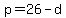 +p+=+26+-+d+